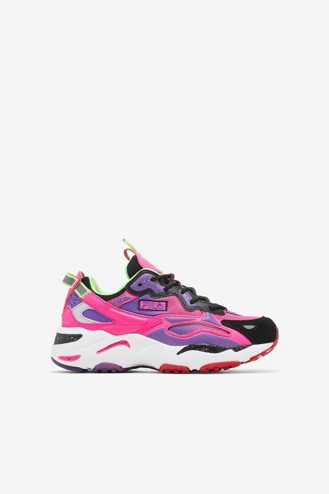 Fila Trainers Kids Pink/White Ray Tracer Apex - Ireland 62530-EVNX